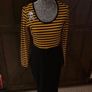 Deadly Dames Halloween body-con dress